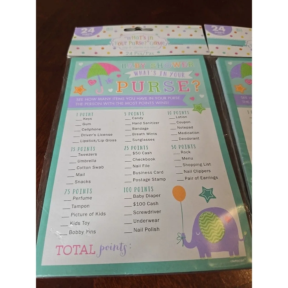 Lot Of 2 NEW Baby Shower 